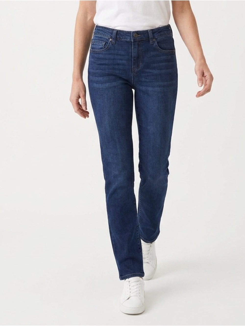 Liverpool Kennedy Straight Jeans Womens 8/29 Blue Excellent Dark Wash Halifax‎